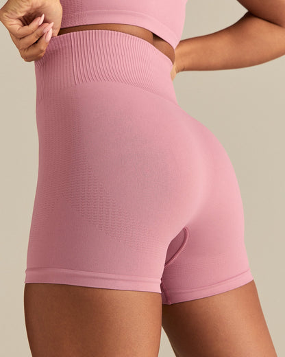 Power Seamless Shorts | Blush Pink